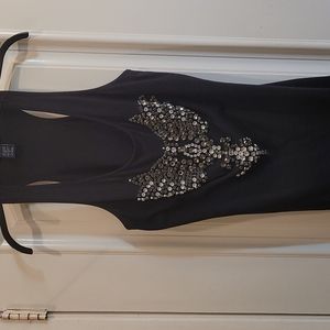 Black Razorback Embellished tank top.